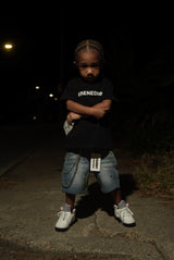 Kids Rhinestone Jorts - Prodigy Streetwear