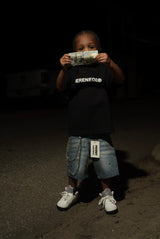 Kids Rhinestone Jorts - Prodigy Streetwear