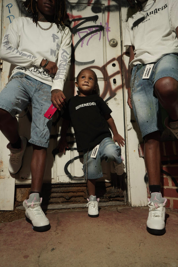 Rhinestone Jorts - Prodigy Streetwear